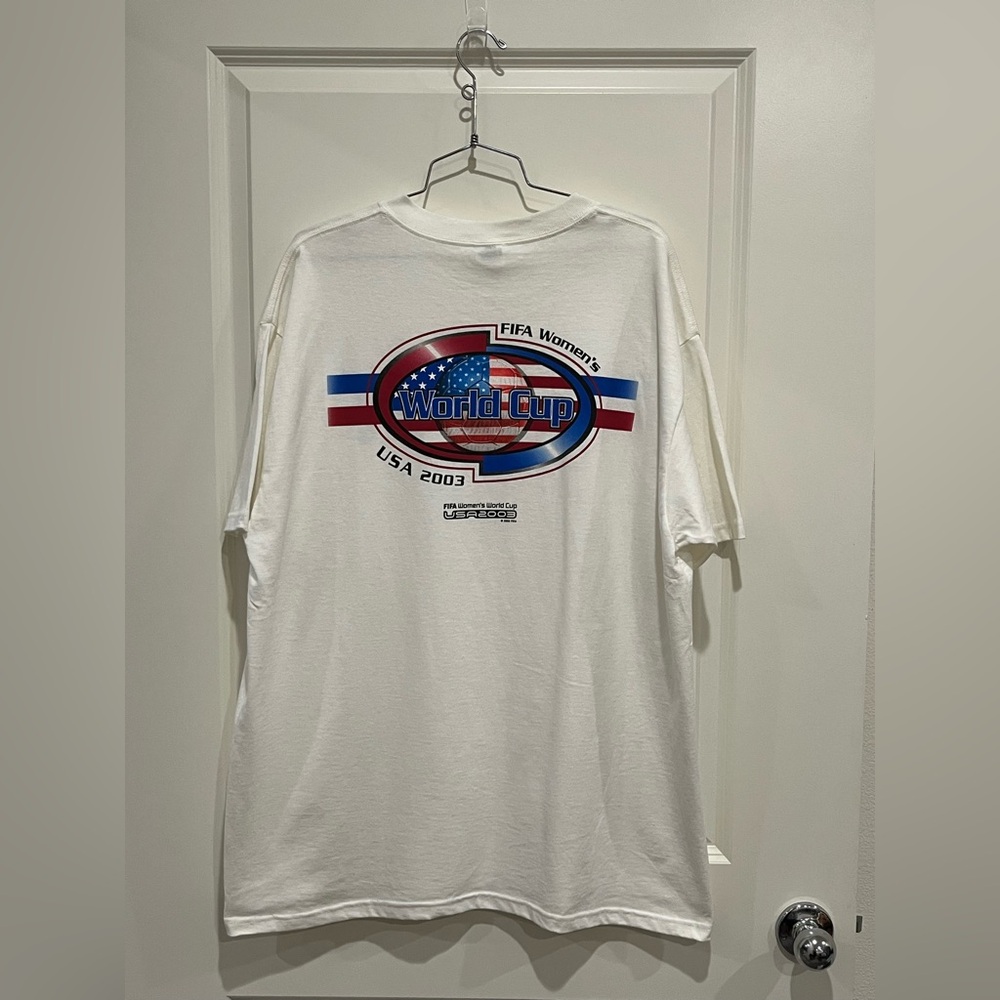Vintage 2003 Anvil World Cup USA T Shirt